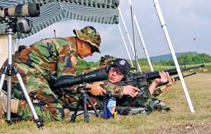 Marksman-training at Annapolis