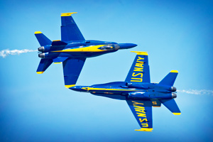 ブルーエンジェルス２機