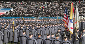 ウエストポイント陸軍士官学校の行進