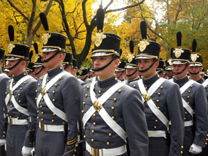 ウエストポイントの制服の色の説明