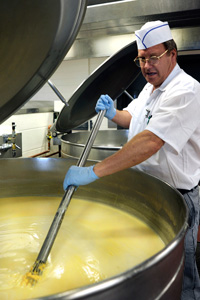 空軍士官学校の厨房施設