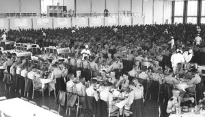 空軍士官学校の食堂