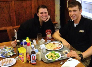 陸軍士官学校のある日の夕食