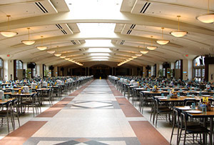 アナポリス海軍士官学校の食堂