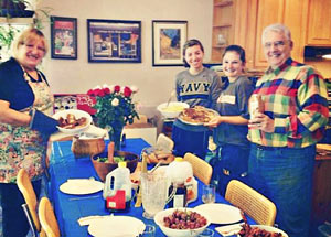 士官候補生をディナーに呼ぶスポンサー