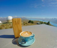 南極にインターンに行ったアナポリス海軍兵学校の士官候補生のカプチーノ・アート