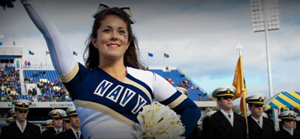 海軍兵学校のチアリーダー