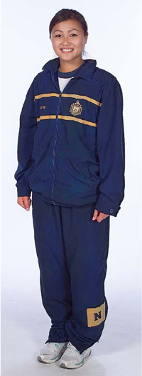 ジョギングウェアの士官候補生